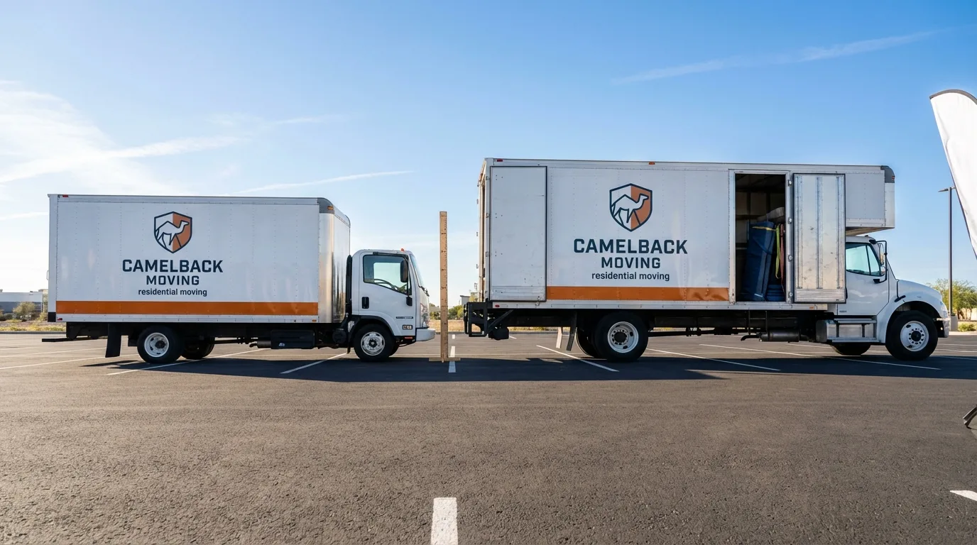 Moving truck size capacity guide in Morgantown